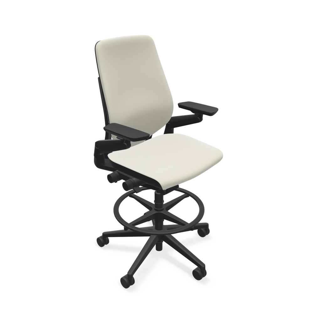 Gesture Wrapped back Stool