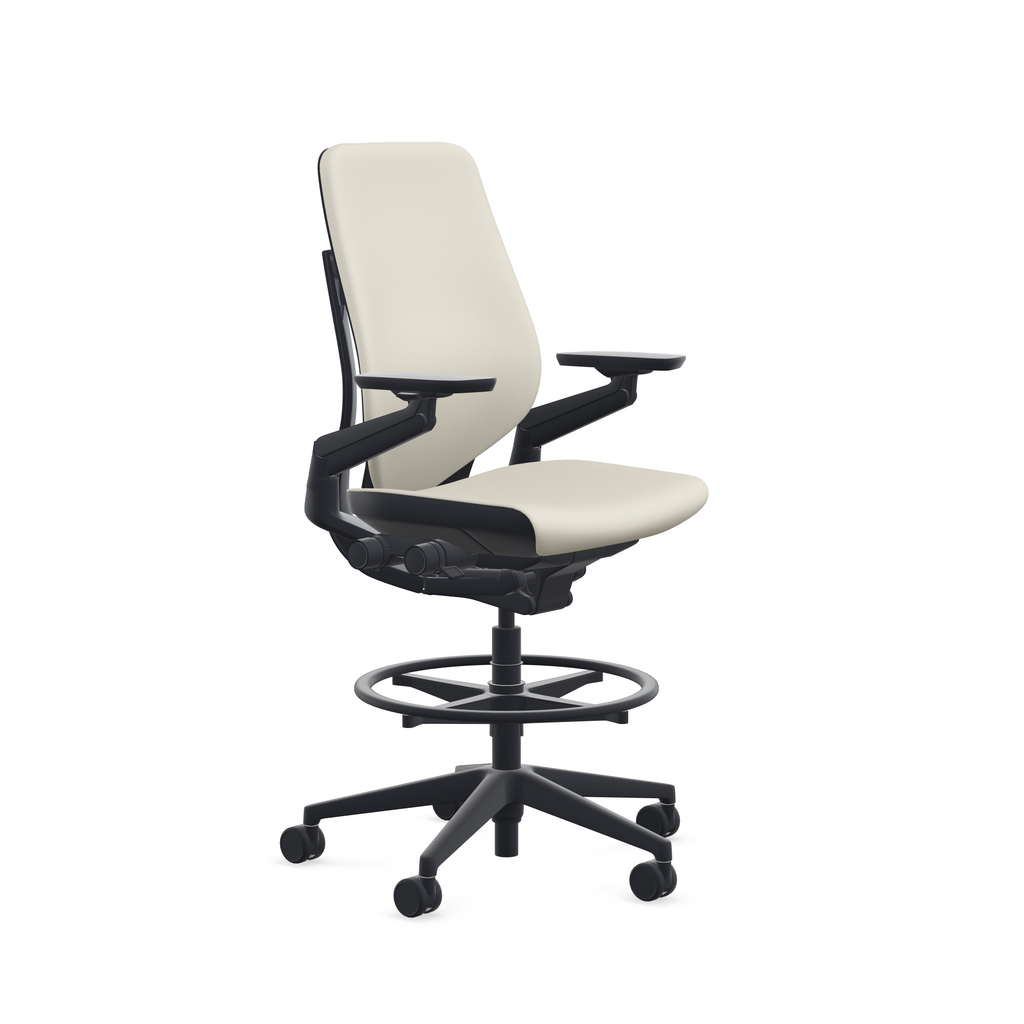 Gesture Wrapped back Stool