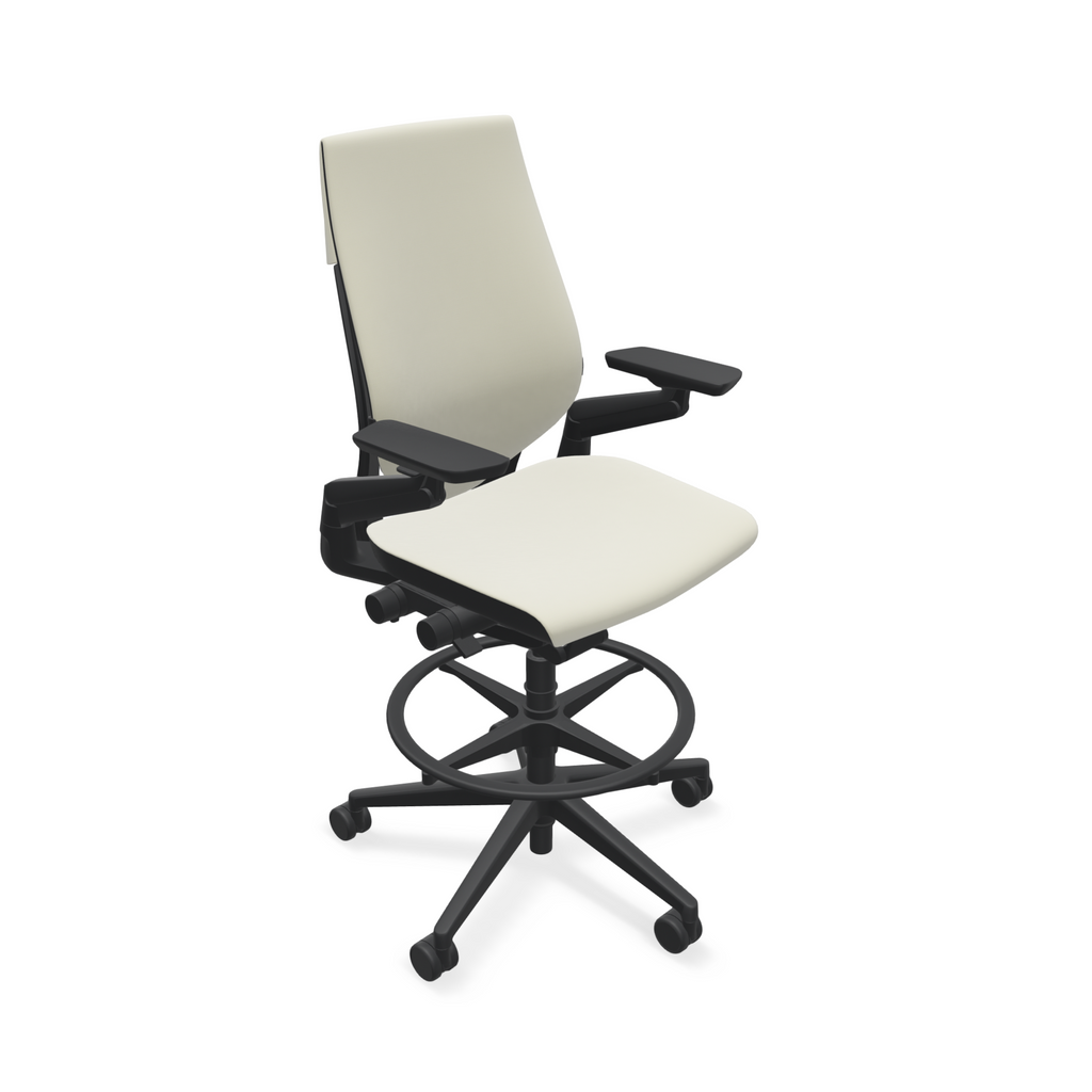 Gesture Wrapped back Stool