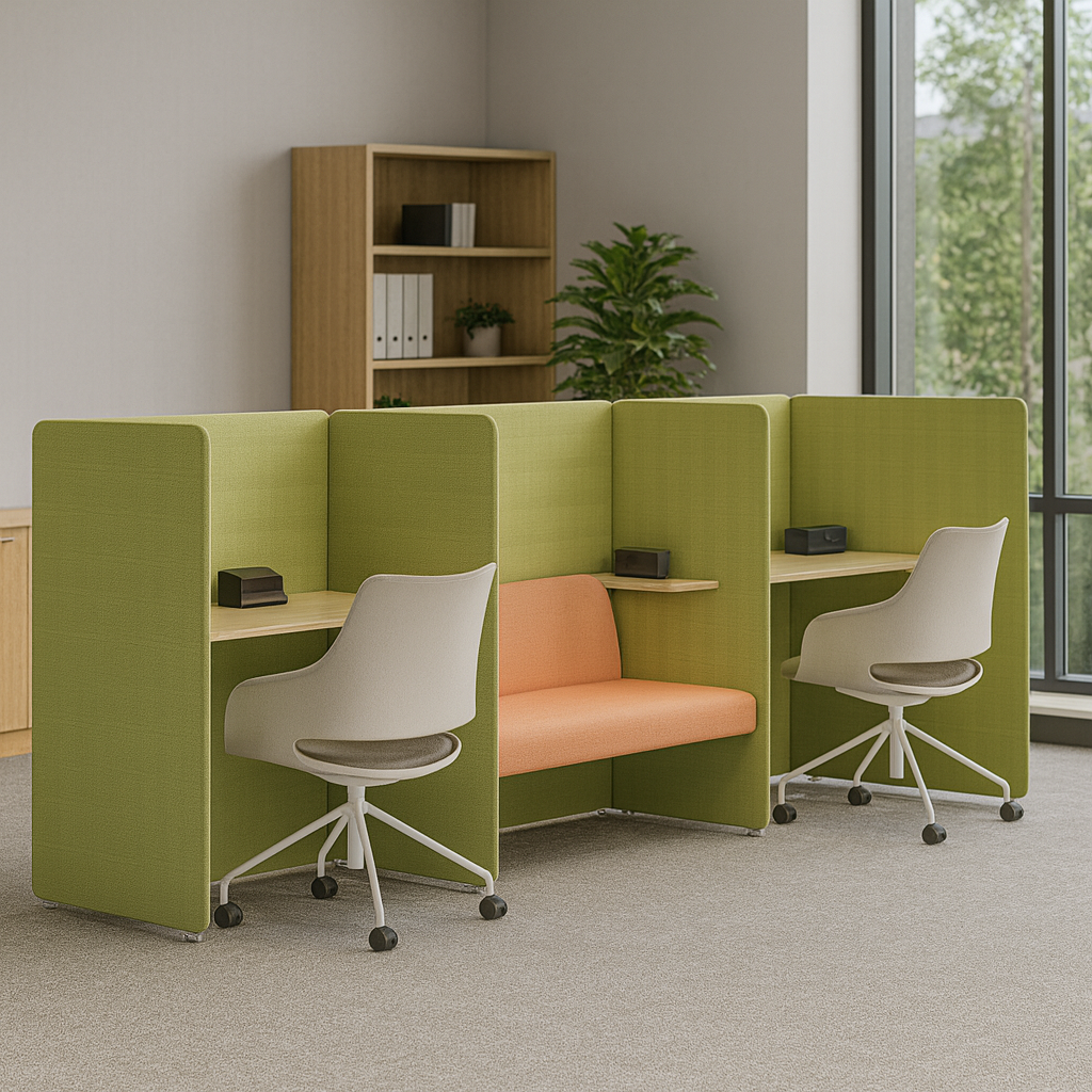 Cluster booth