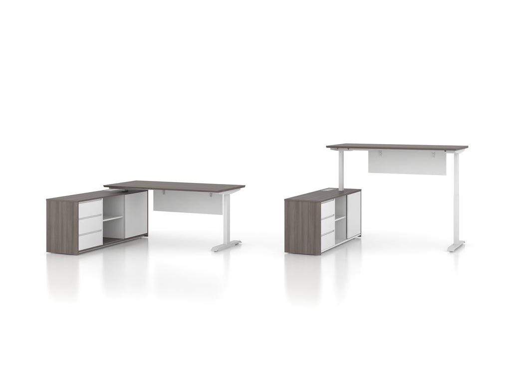iTech Height Adjustable Manager Table