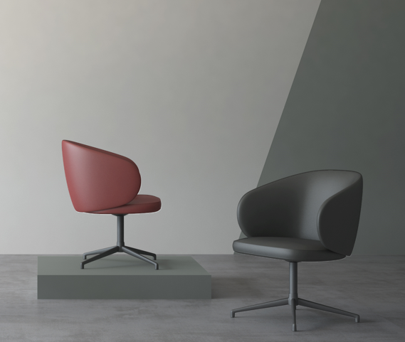 Liora - Arm Chair ( Fabric Finish)