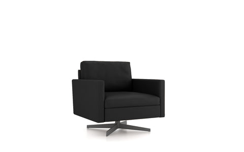 Deyoo 1-Seater Sofa (Half Leather)