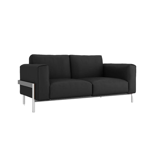 Dense-2-Seater-Sofa (Half Leather)