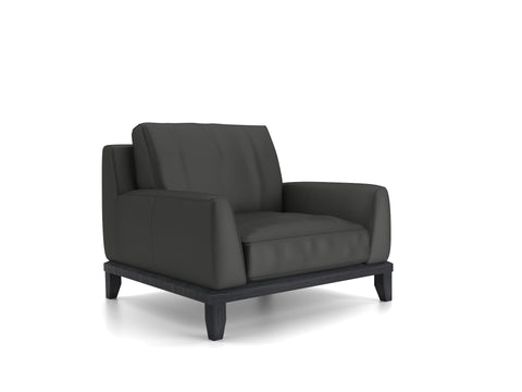Decker 3-Seater Sofa (Half Leather)