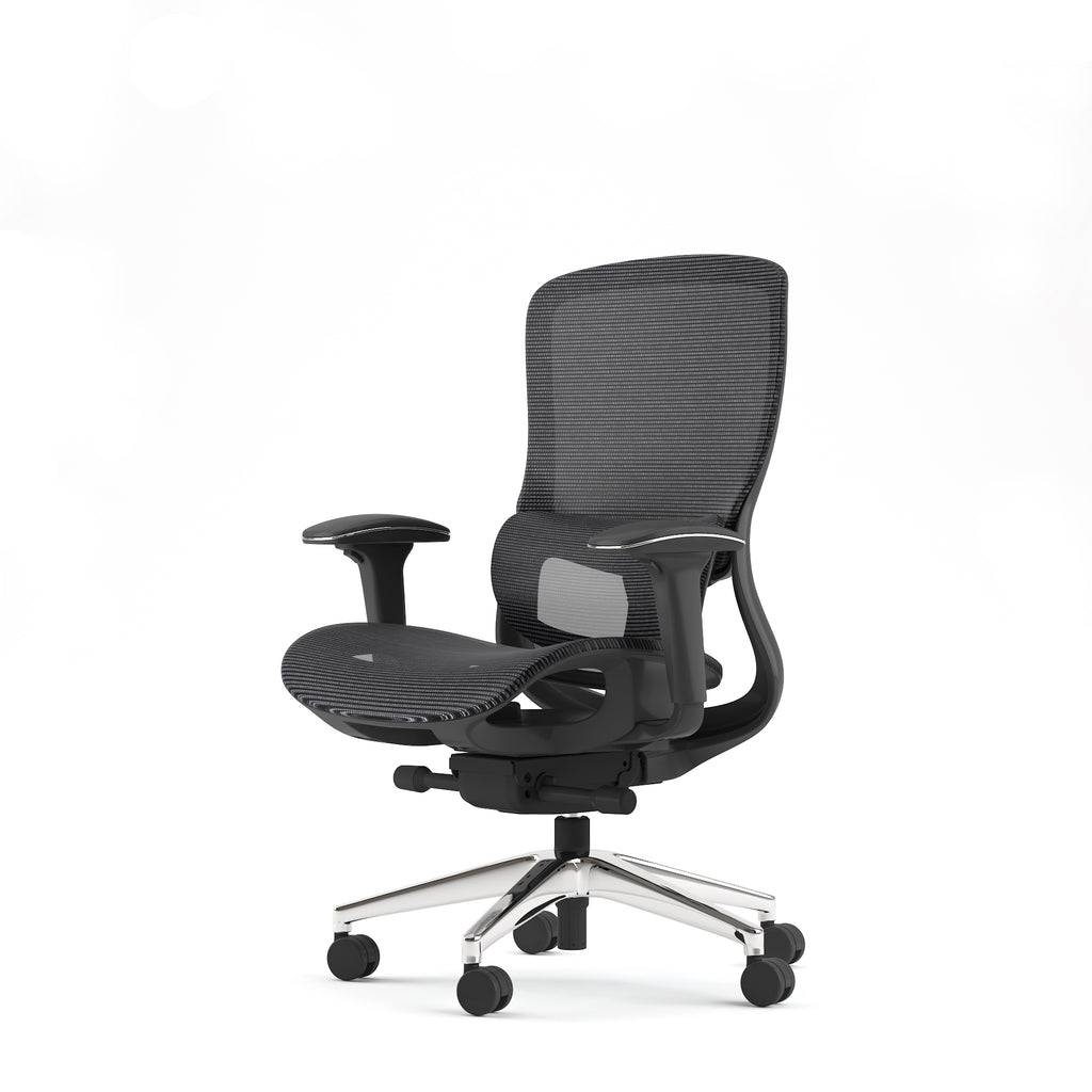 Carmen Staff Black Chair (Medium Back Mesh & Mesh Seat)