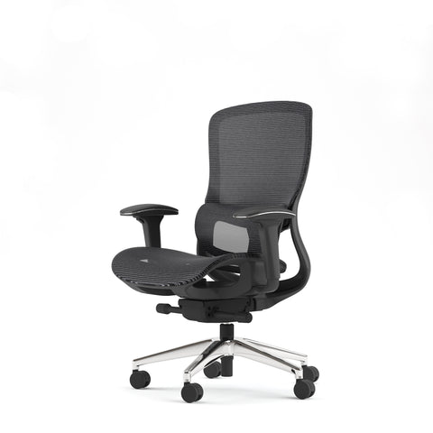 Carmen Staff Black Chair (Medium Back Mesh & Mesh Seat)