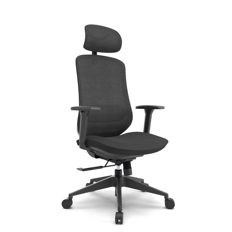 Y3 Manager High Back Lumbar Support Chair ( Mesh Back & Fabric Seat)