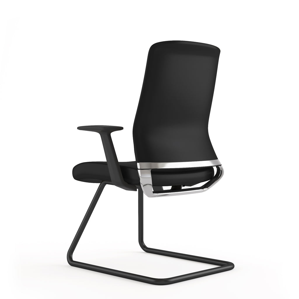 Deno Visitor Chair ( Mesh Back & Fabric Seat)